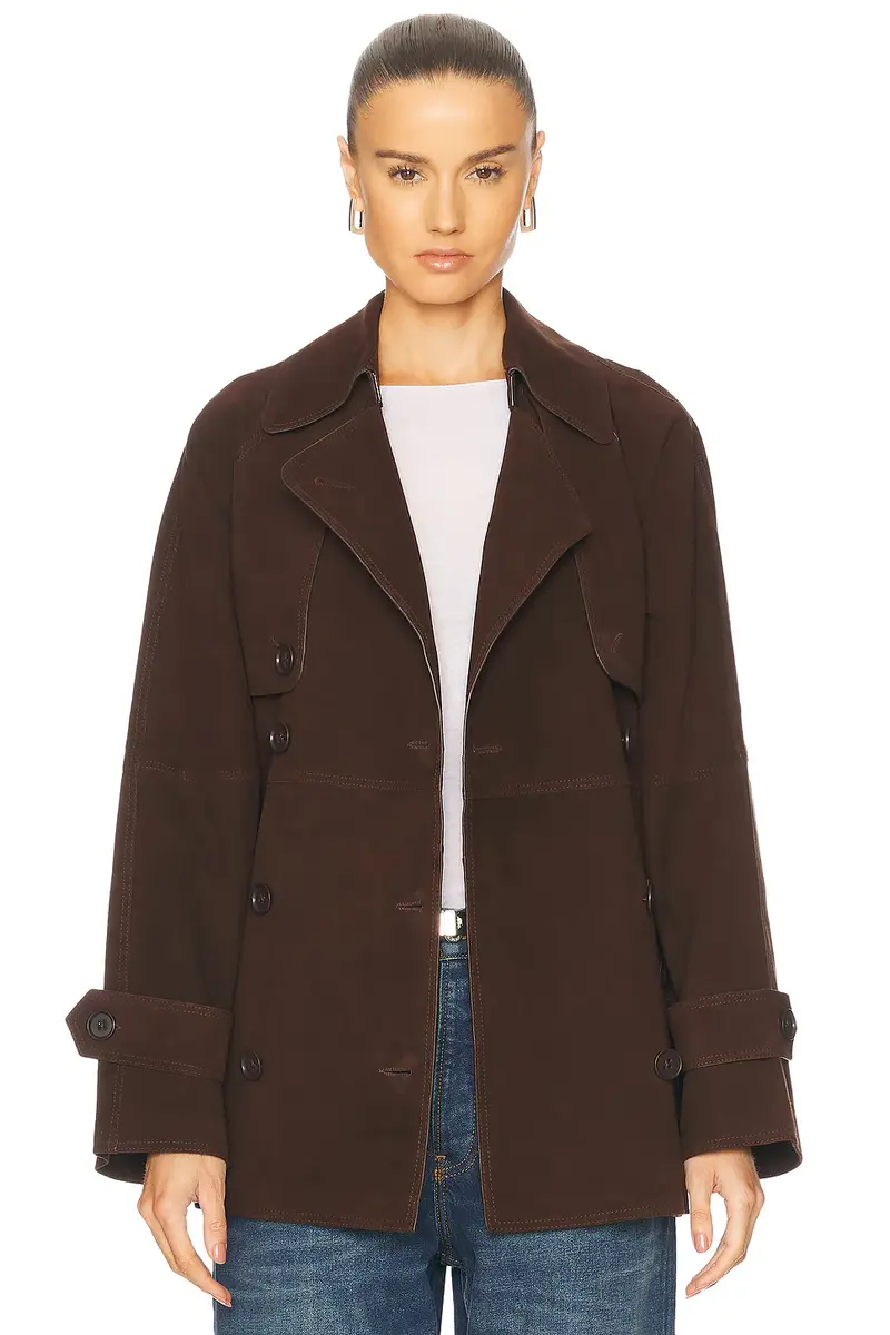 L'Academie Elae Suede Jacket | Thumbnail 2