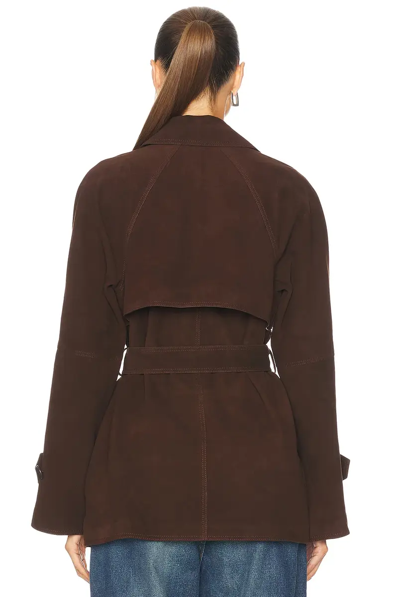 L'Academie Elae Suede Jacket | Thumbnail 4