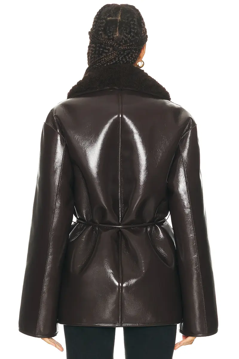 L'Academie Neriah Reversible Faux Leather Jacket | Thumbnail 4
