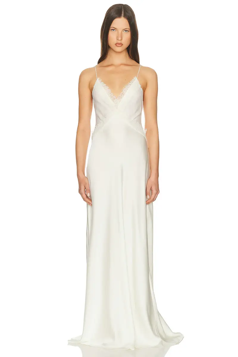 Helsa Mix Media Slip Dress | Thumbnail 2 Helsa Mix Media Slip Dress | Thumbnail 2