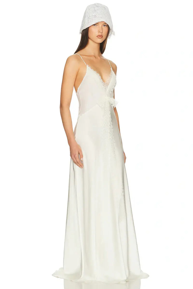 Helsa Mix Media Slip Dress | Thumbnail 3 Helsa Mix Media Slip Dress | Thumbnail 3