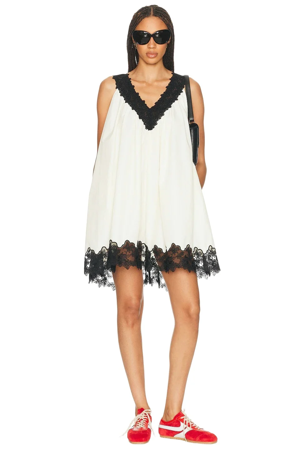 Mini Dress With Lace Mini Dress With Lace