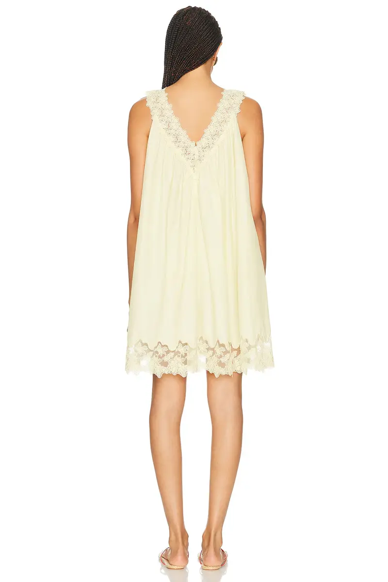 Helsa Mini Dress With Lace | Thumbnail 3 Helsa Mini Dress With Lace | Thumbnail 3