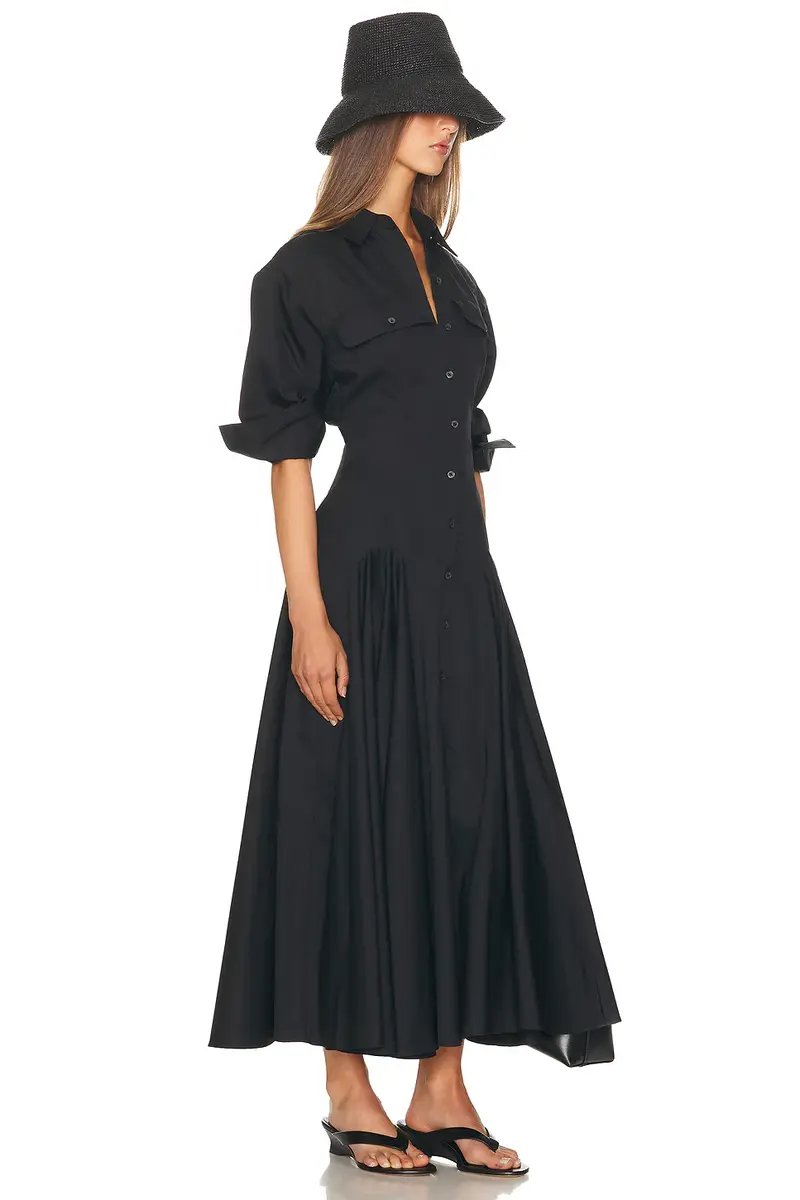 Helsa Godet Shirt Dress | Thumbnail 2 Helsa Godet Shirt Dress | Thumbnail 2