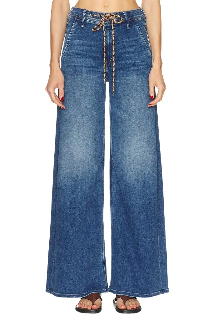 Mother The Drawn Undercover Prep Sneak Jeans