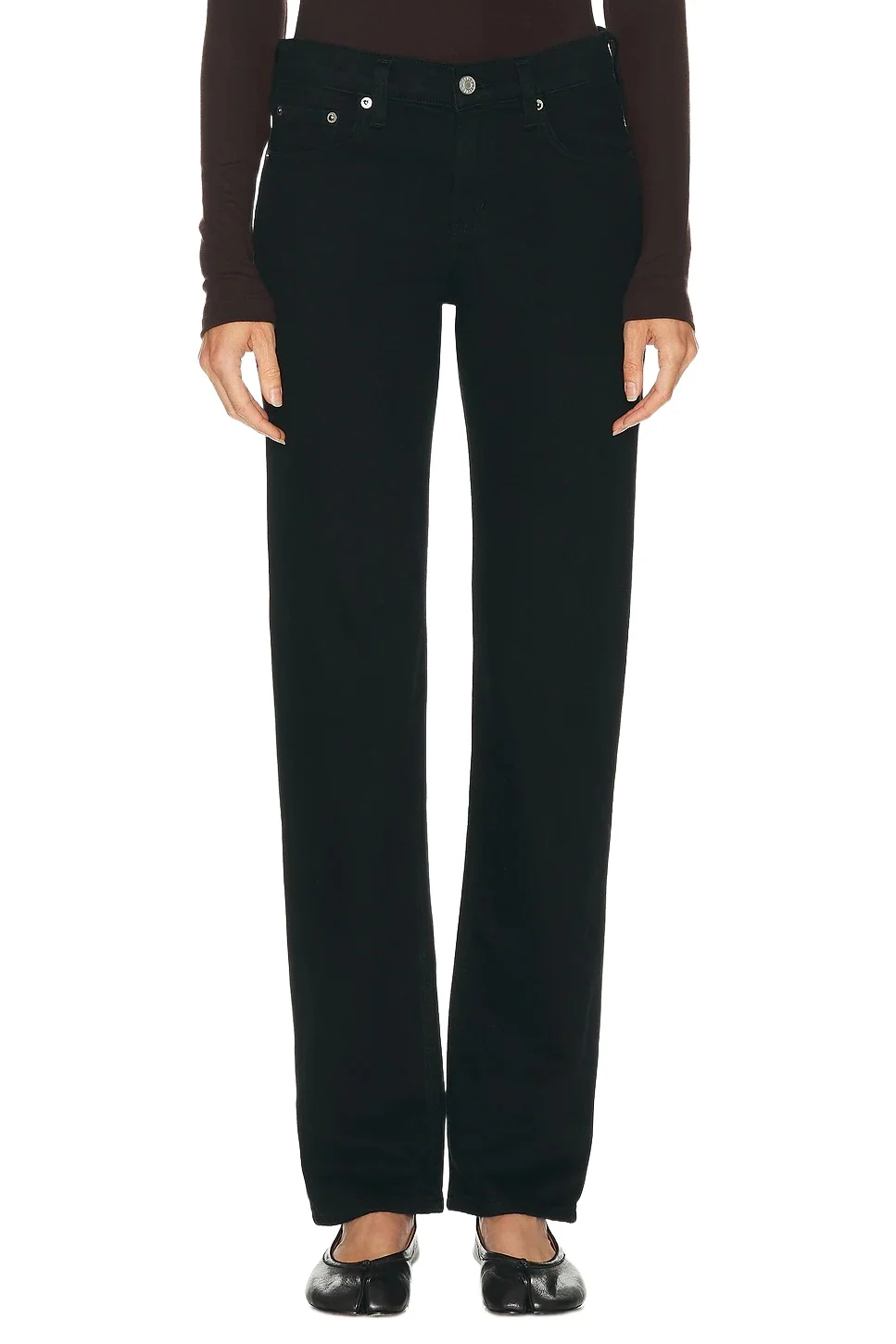 AGOLDE Low Rise Slim Jeans