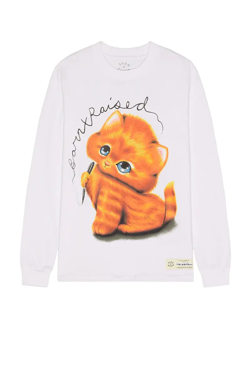 Born x Raised Kitty Long Sleeve Tee | Thumbnail 4