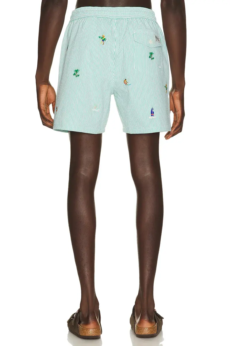 Polo Ralph Lauren Stretch Seersucker Traveler Swim Trunk | Thumbnail 2
