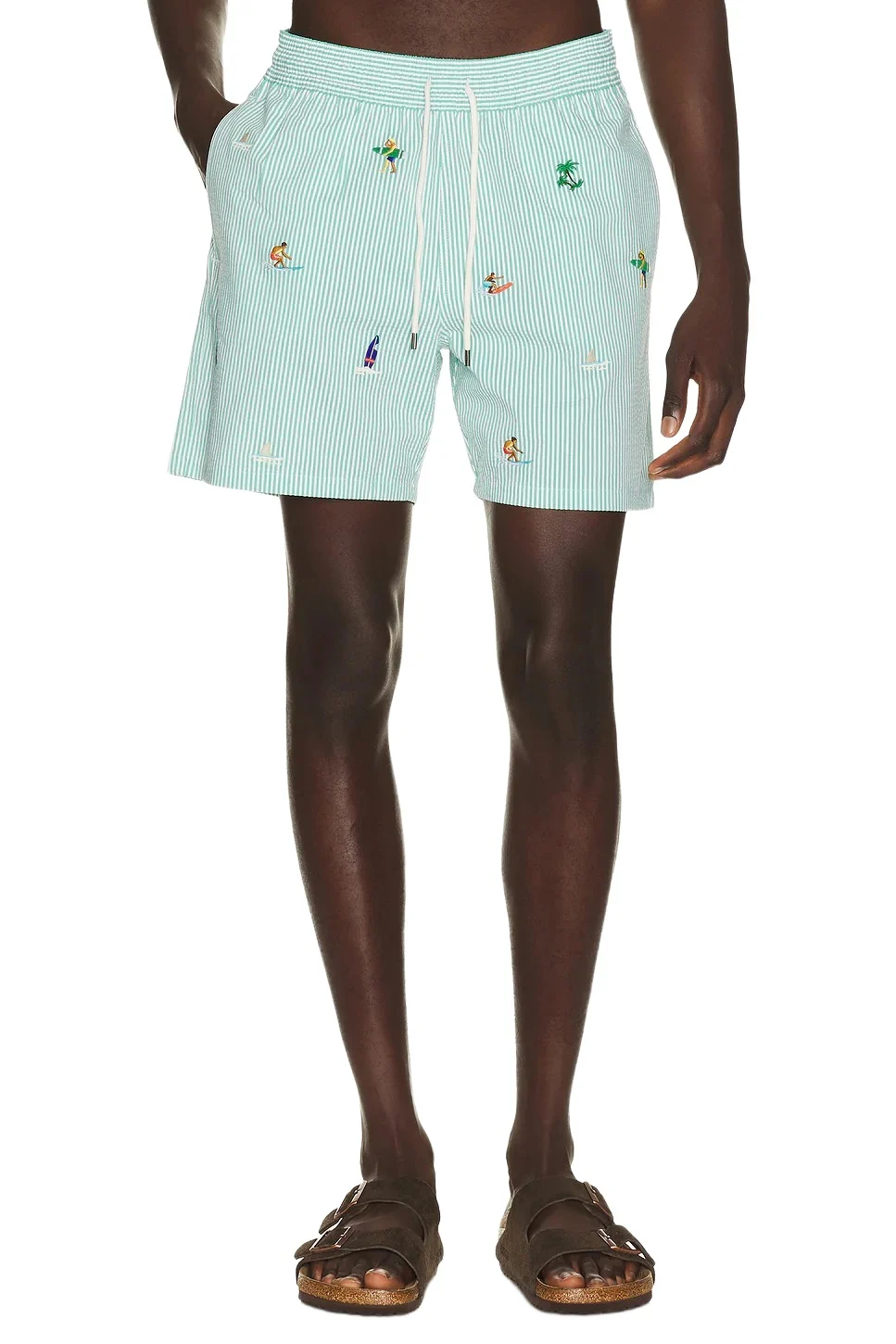Polo Ralph Lauren Stretch Seersucker Traveler Swim Trunk