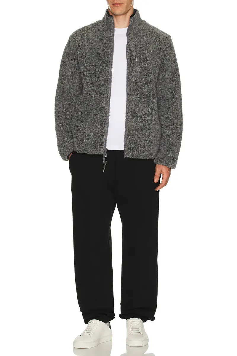 Beyond Yoga Boucle Fleece Men's Zip Jacket | Thumbnail 3 Beyond Yoga Boucle Fleece Men's Zip Jacket | Thumbnail 3