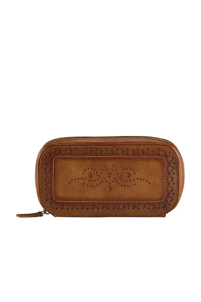 Wolf Brogue 2 Piece Watch Zip Case