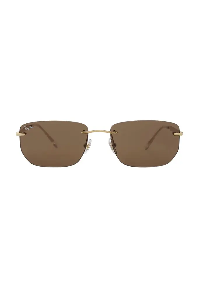Ray-Ban RB3768 Rectangular Rimless Sunglasses | Image 1 Ray-Ban RB3768 Rectangular Rimless Sunglasses | Image 1