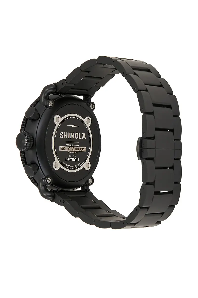 Shinola Runwell Sport Chrono 48mm Watch Black Bracelet | Thumbnail 4 Shinola Runwell Sport Chrono 48mm Watch Black Bracelet | Thumbnail 4