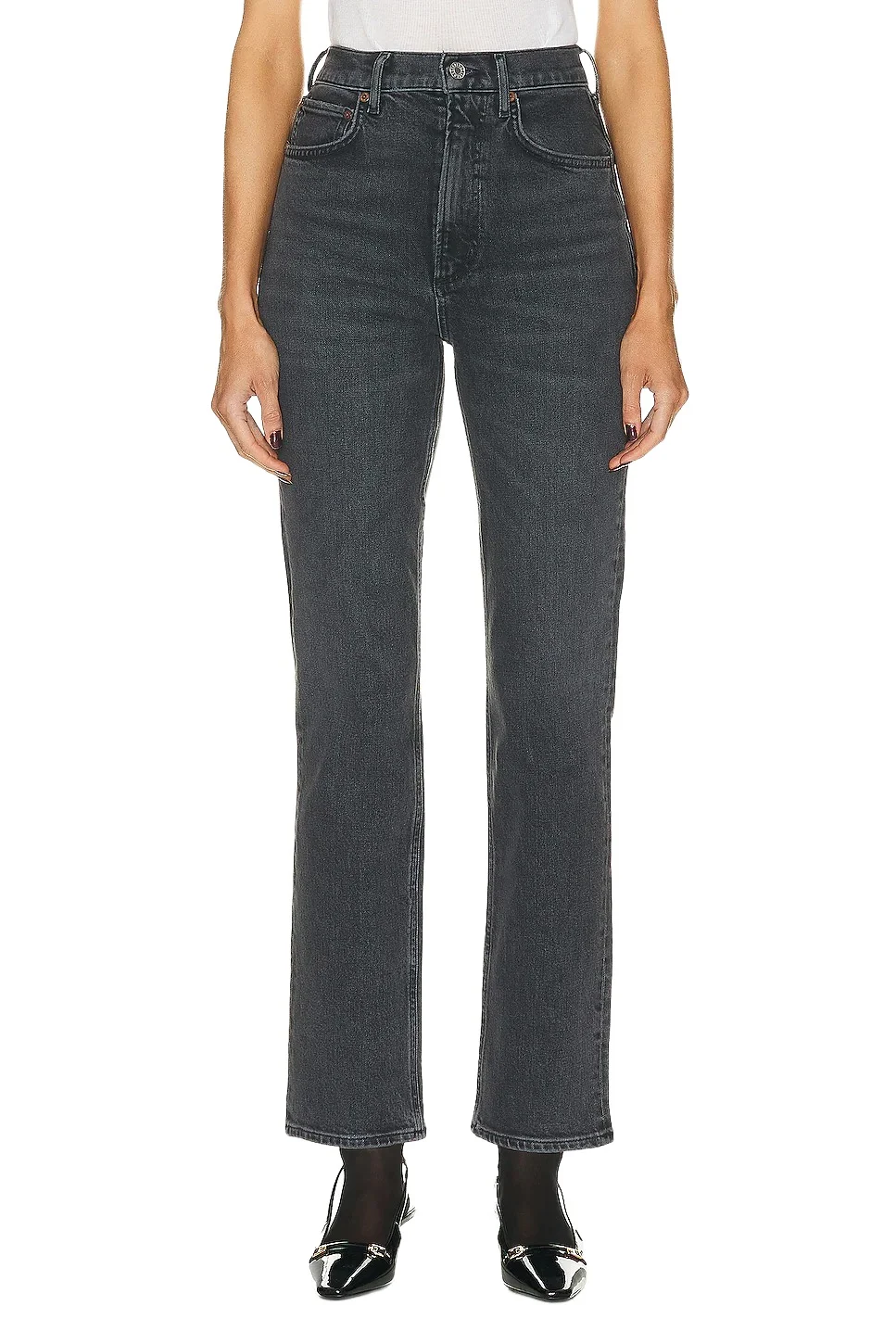 High Rise Stovepipe Jeans High Rise Stovepipe Jeans