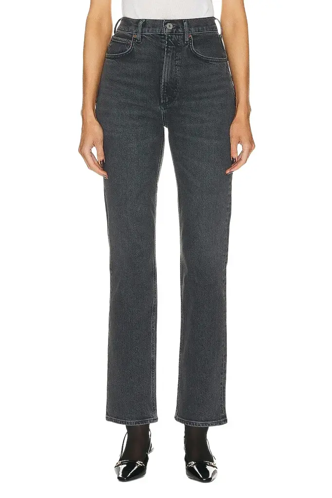 AGOLDE High Rise Stovepipe Jeans