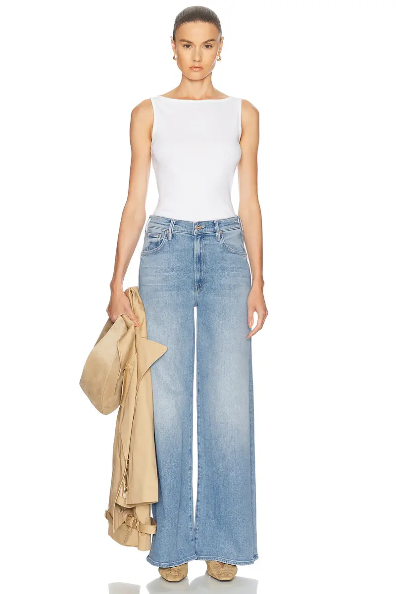 Mother The Ditcher Roller Zip Sneak Jeans | Thumbnail 5 Mother The Ditcher Roller Zip Sneak Jeans | Thumbnail 5