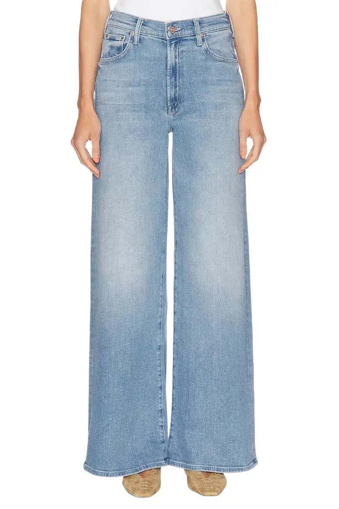 Mother The Ditcher Roller Zip Sneak Jeans
