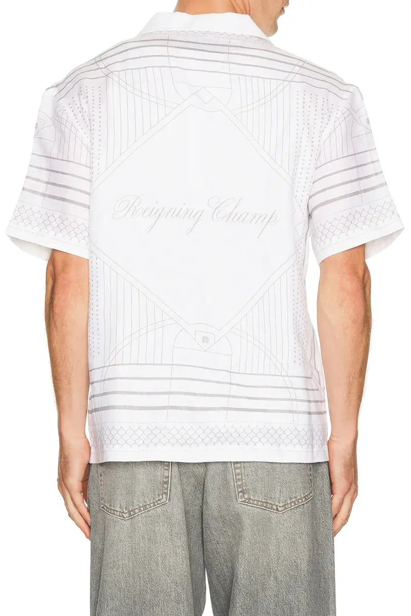 REIGNING CHAMP Linen Arena Standard Camp Shirt | Thumbnail 2