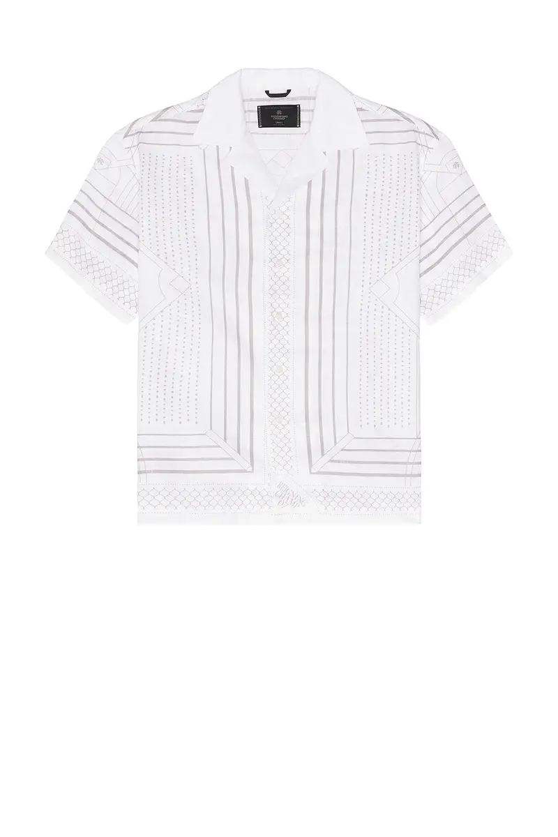 REIGNING CHAMP Linen Arena Standard Camp Shirt | Thumbnail 4