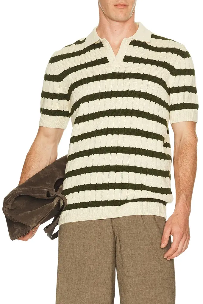 Percival Stine Knitted Polo