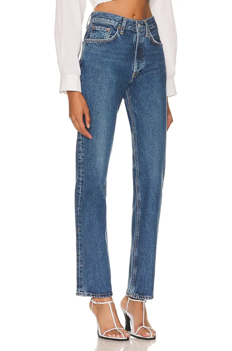 AGOLDE Lana Mid Rise Straight Jeans | Thumbnail 2 AGOLDE Lana Mid Rise Straight Jeans | Thumbnail 2