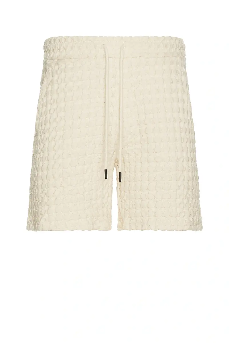 OAS Ecru Porto Waffle Shorts | Thumbnail 2