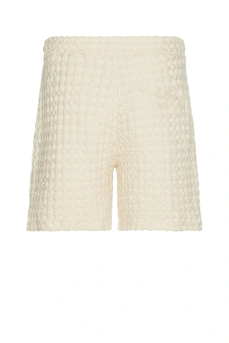 OAS Ecru Porto Waffle Shorts | Thumbnail 3