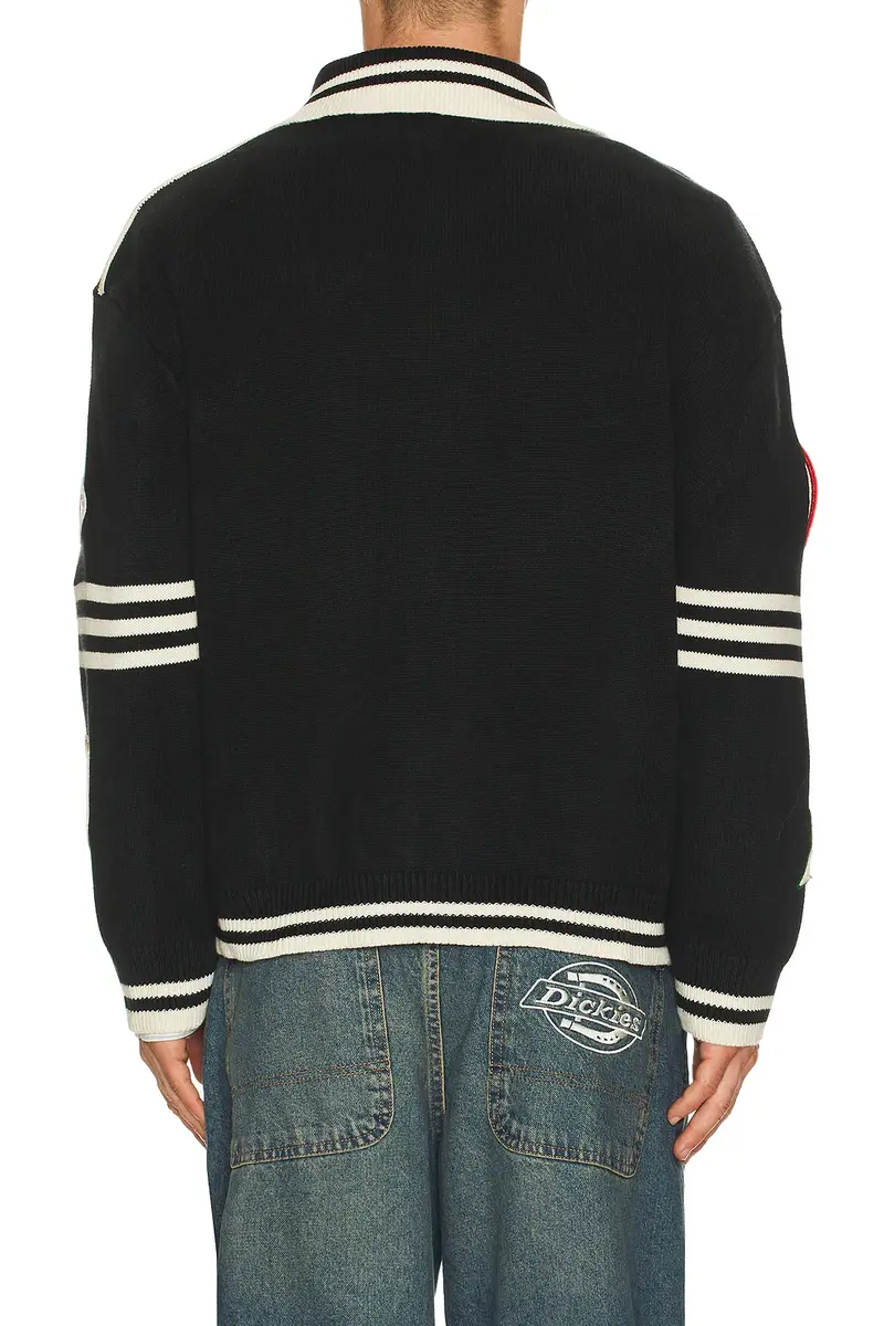 Found Varsity Patch Collared Cardigan | Thumbnail 2