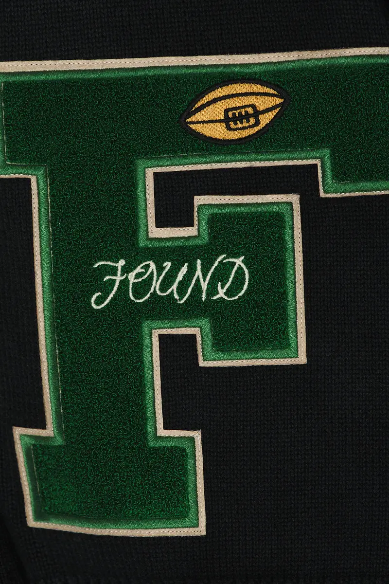 Found Varsity Patch Collared Cardigan | Thumbnail 5