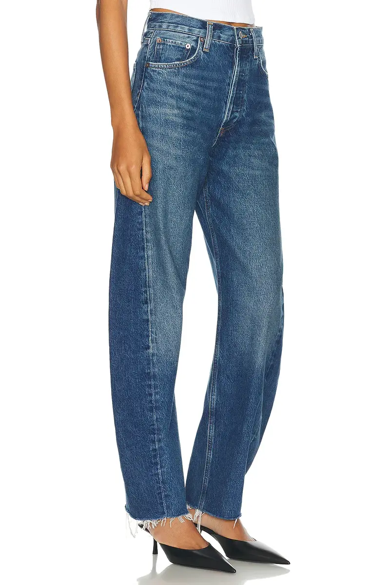 AGOLDE Luna Pieced High Rise Curved Taper Jeans | Thumbnail 2 AGOLDE Luna Pieced High Rise Curved Taper Jeans | Thumbnail 2