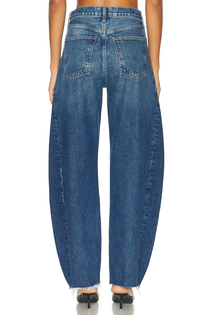AGOLDE Luna Pieced High Rise Curved Taper Jeans | Thumbnail 4 AGOLDE Luna Pieced High Rise Curved Taper Jeans | Thumbnail 4
