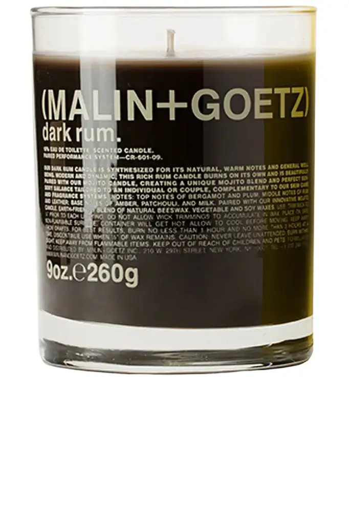 MALIN+GOETZ MALIN+GOETZ Dark Rum Candle | Image 1 MALIN+GOETZ MALIN+GOETZ Dark Rum Candle | Image 1