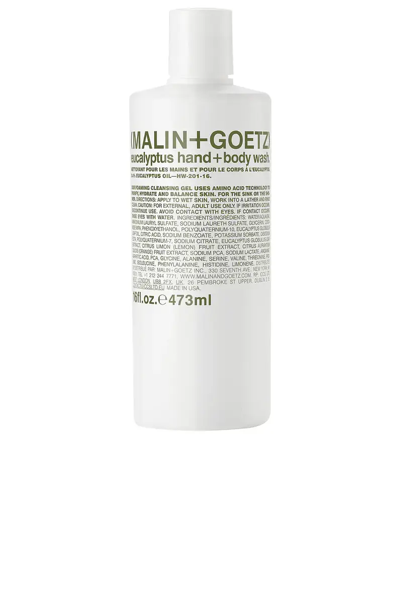 MALIN+GOETZ MALIN+GOETZ Eucalyptus Hand + Body Wash | Image 1 MALIN+GOETZ MALIN+GOETZ Eucalyptus Hand + Body Wash | Image 1