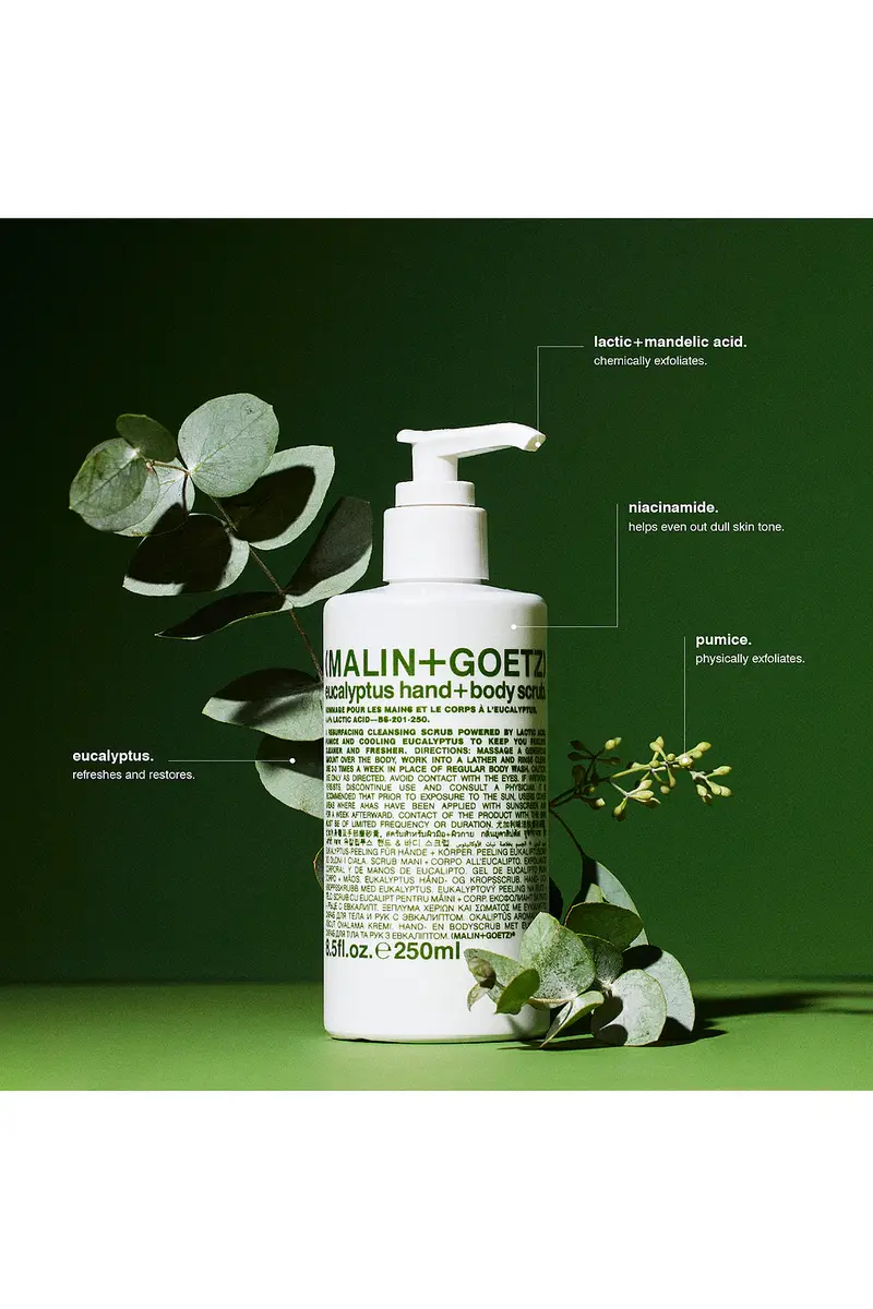 MALIN+GOETZ MALIN+GOETZ Eucalyptus Hand + Body Scrub | Thumbnail 3