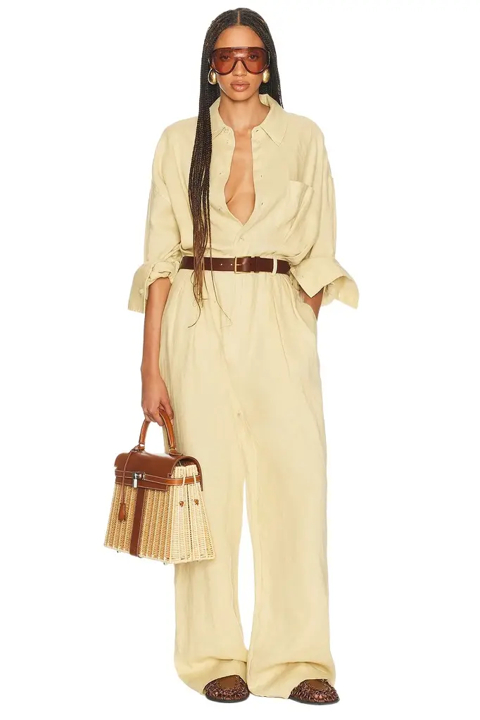 Helsa Paperbag Jumpsuit | Image 1 Helsa Paperbag Jumpsuit | Image 1