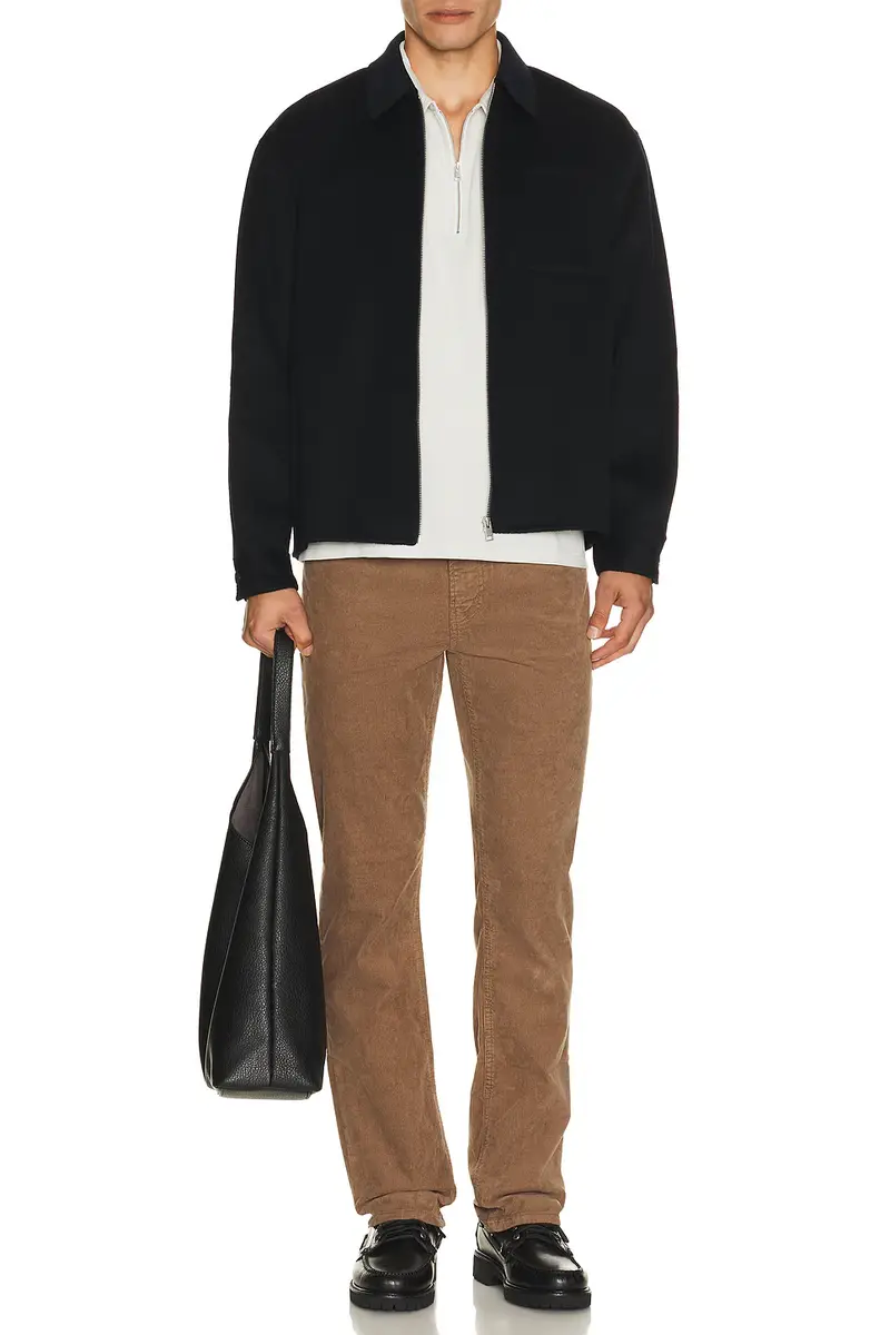 Frame Double Face Zip Shirt Jacket | Thumbnail 3 Frame Double Face Zip Shirt Jacket | Thumbnail 3