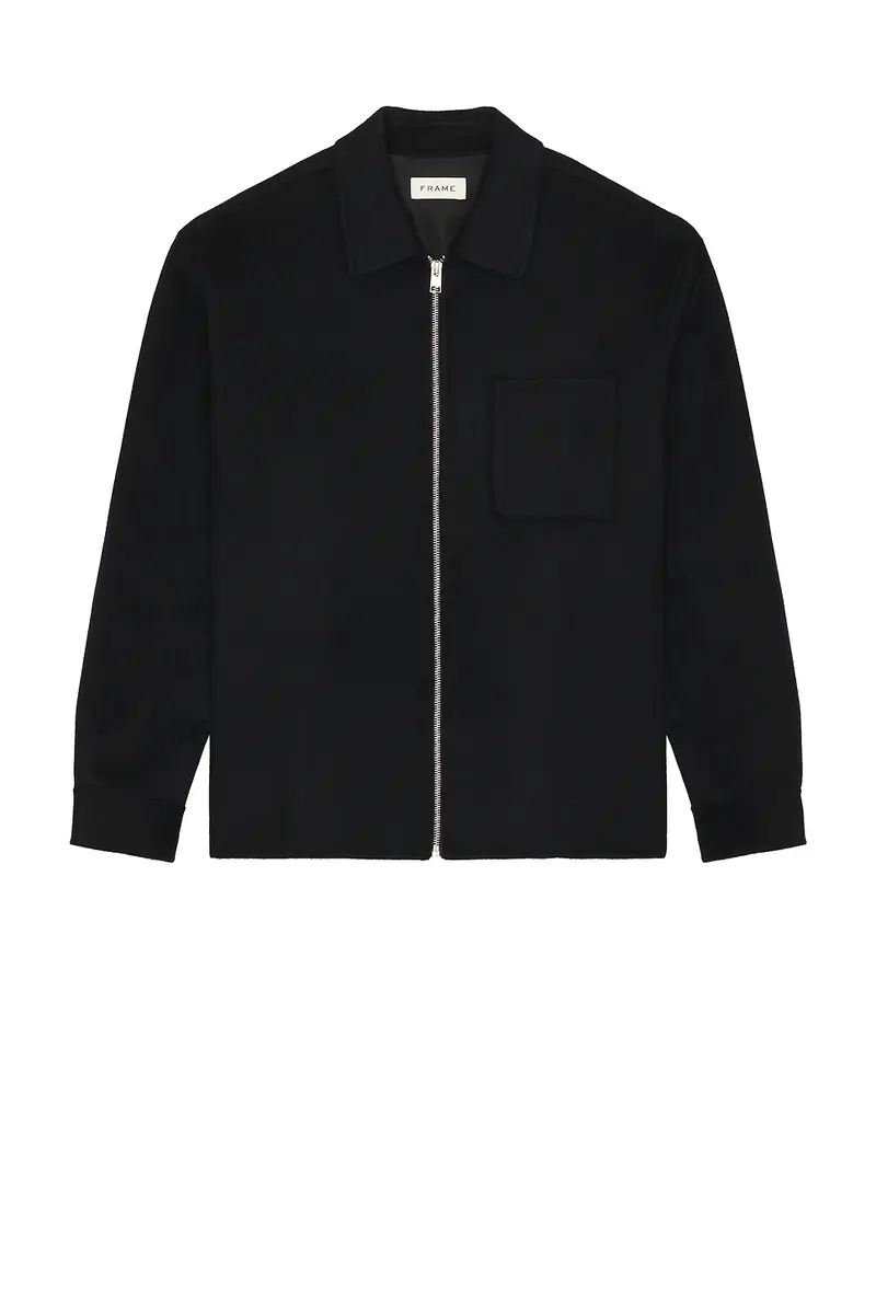 Frame Double Face Zip Shirt Jacket | Thumbnail 4 Frame Double Face Zip Shirt Jacket | Thumbnail 4