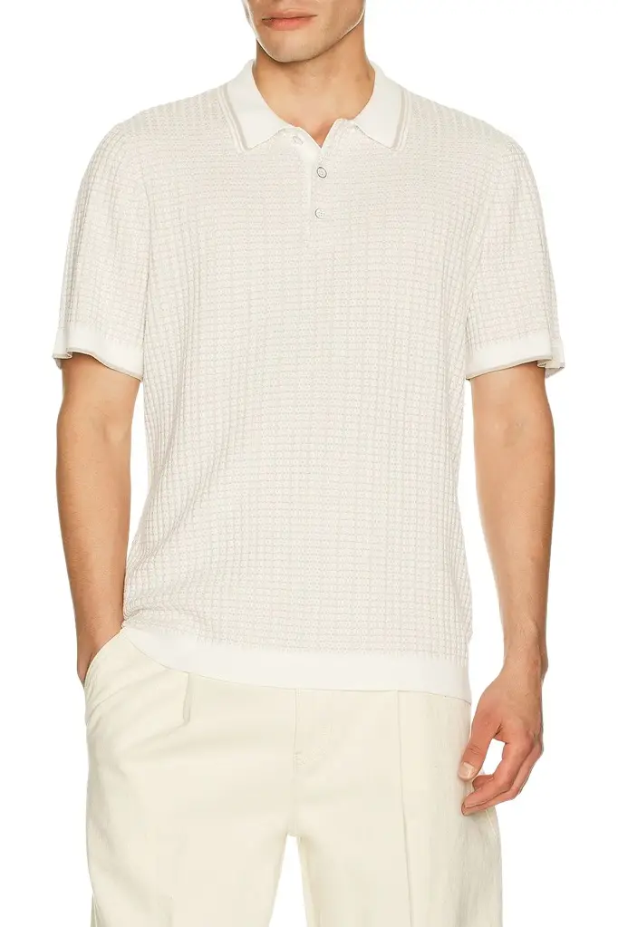 rag & bone Harvey Rib Polo | Image 1 rag & bone Harvey Rib Polo | Image 1