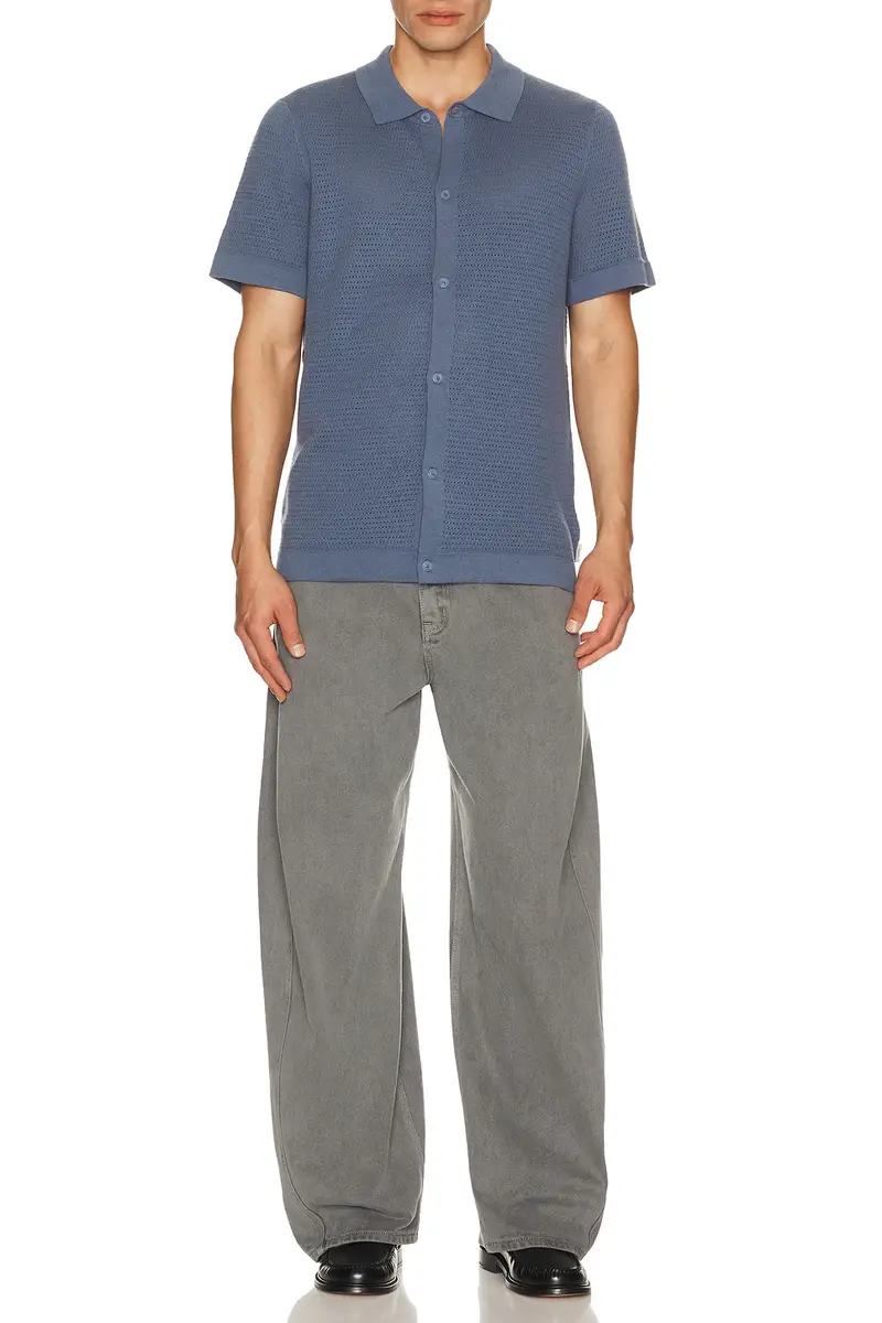 Onia Drop Needle Button Up Shirt | Thumbnail 3