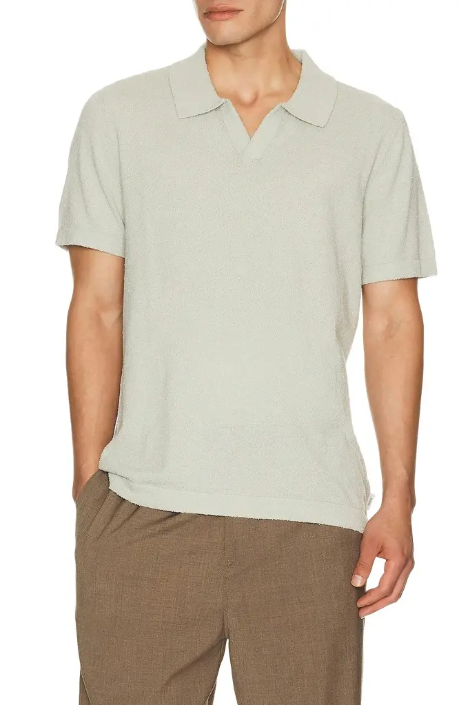 Onia Bouckle Knit Johnny Polo