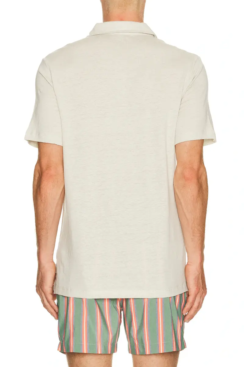 Onia Shaun Stretch Linen Polo | Thumbnail 2 Onia Shaun Stretch Linen Polo | Thumbnail 2
