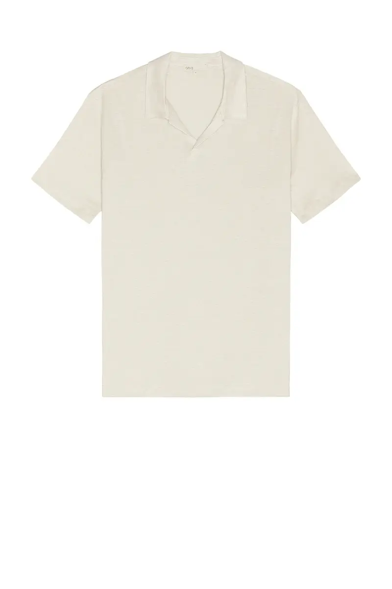 Onia Shaun Stretch Linen Polo | Thumbnail 4 Onia Shaun Stretch Linen Polo | Thumbnail 4
