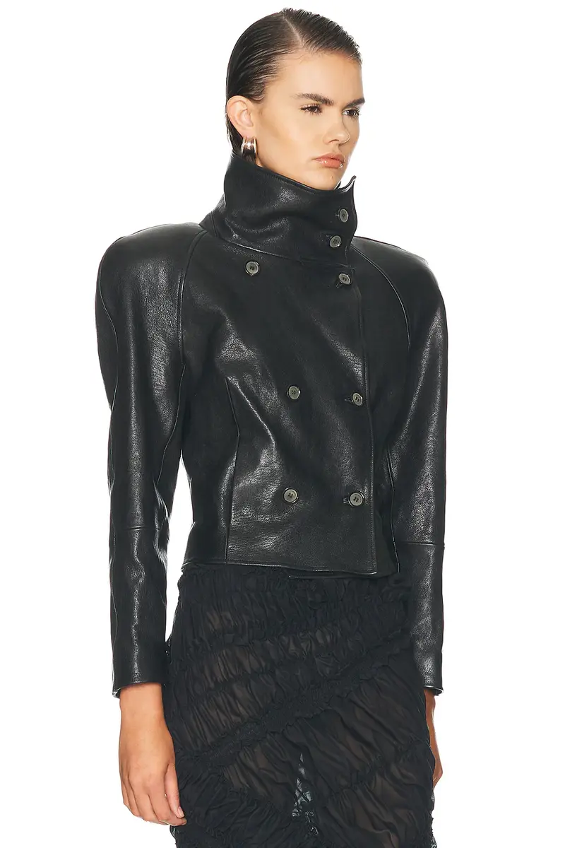 Magda Butrym Leather Jacket | Thumbnail 2