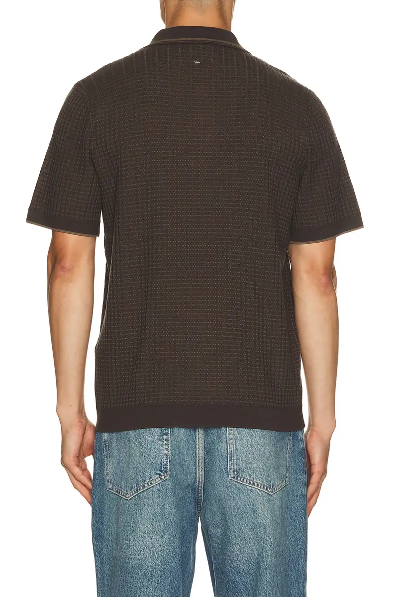 rag & bone Harvey Rib Polo Shirt | Thumbnail 2