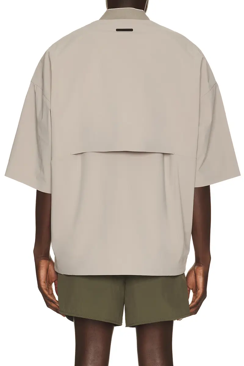 Fear of God Essentials Half Zip Baseball Shirt | Thumbnail 3 Fear of God Essentials Half Zip Baseball Shirt | Thumbnail 3