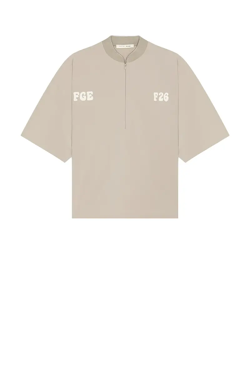 Fear of God Essentials Half Zip Baseball Shirt | Thumbnail 5 Fear of God Essentials Half Zip Baseball Shirt | Thumbnail 5