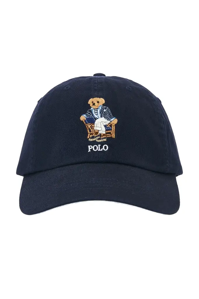Polo Ralph Lauren Cotton Twill Novelty Newport Bear Sport Cap