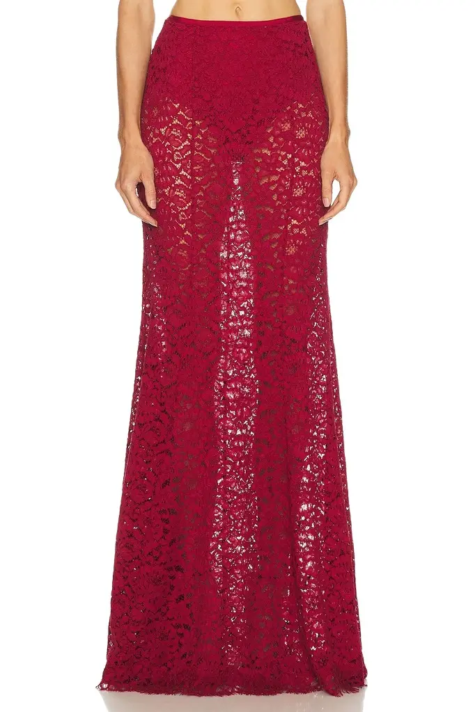 L'Academie Zelie Maxi Skirt