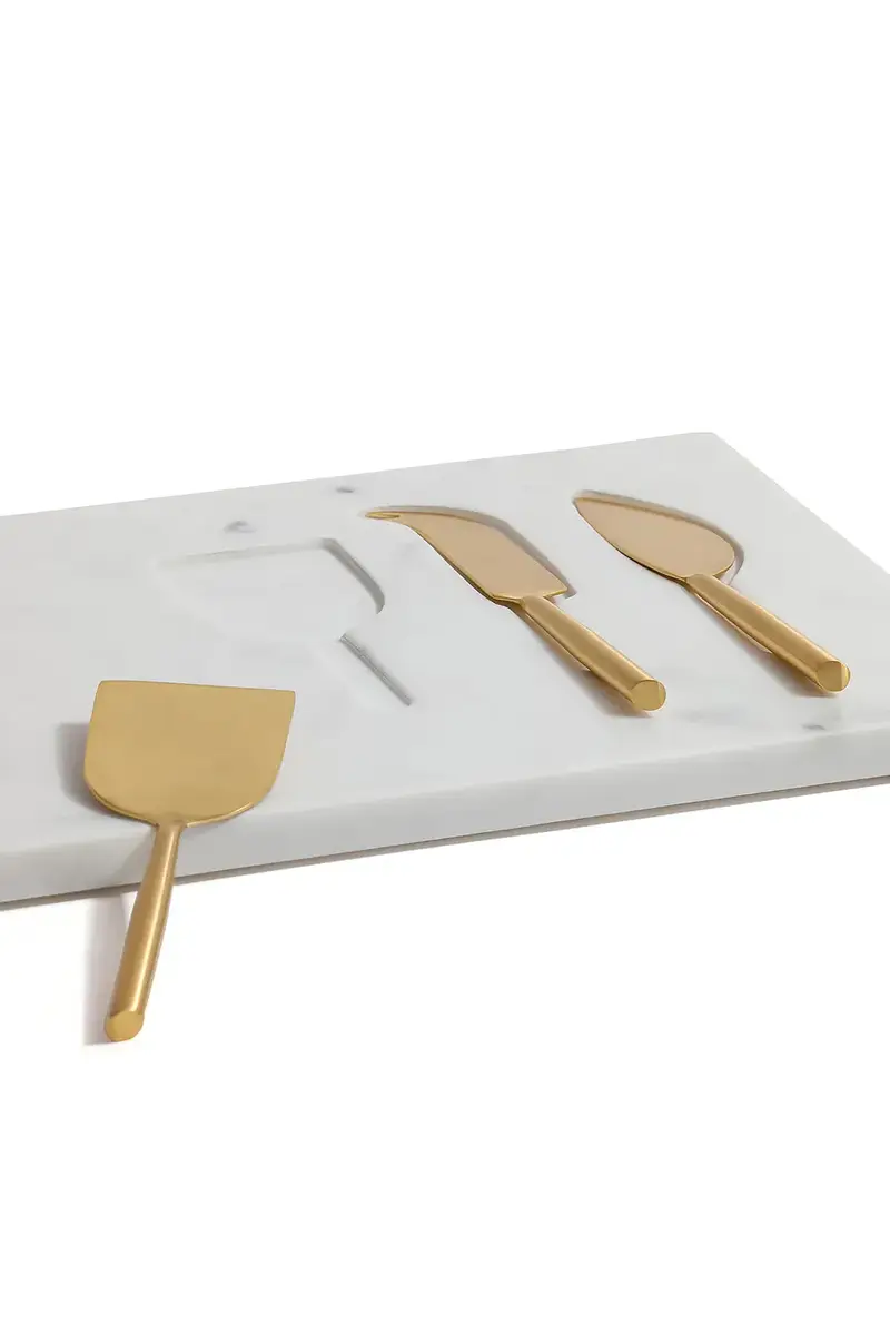 The Favorites Marble Tray With Set Of 3 Cheese Tools | Thumbnail 2 The Favorites Marble Tray With Set Of 3 Cheese Tools | Thumbnail 2