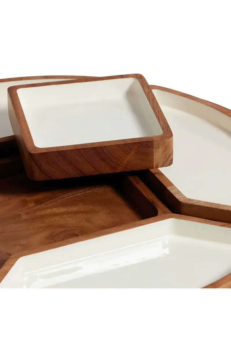The Favorites Lazy Susan With 5 Condiment Sections | Thumbnail 3 The Favorites Lazy Susan With 5 Condiment Sections | Thumbnail 3